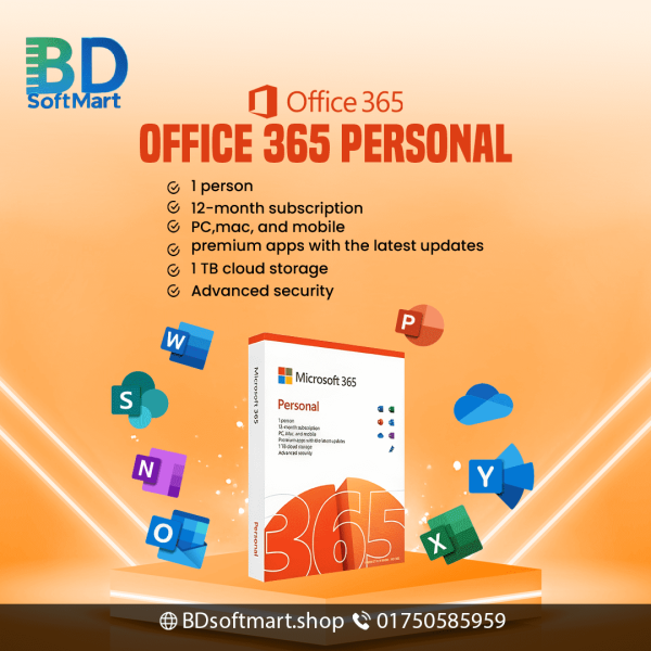 poster 11 Microsoft 365 Personal Subscription in Bangladesh - BD Soft Mart