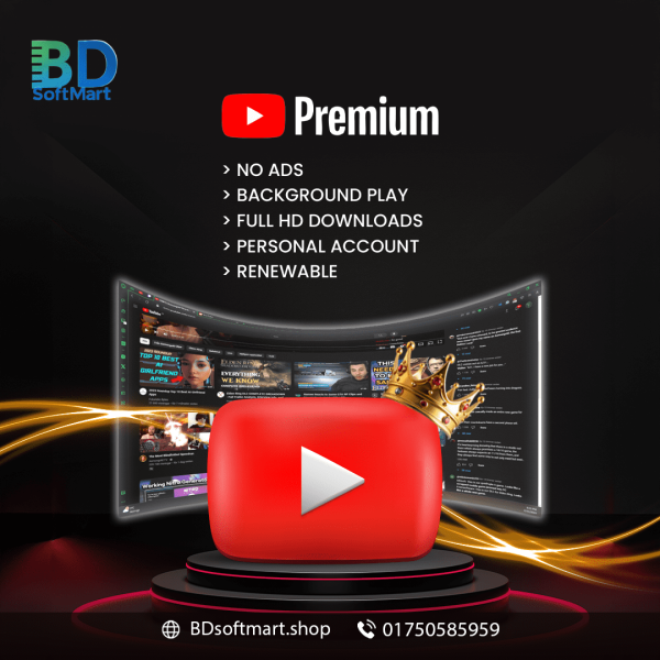 YouTube Premium Subscription Bangladesh YouTube Premium Subscription in Bangladesh Ad Free Streaming