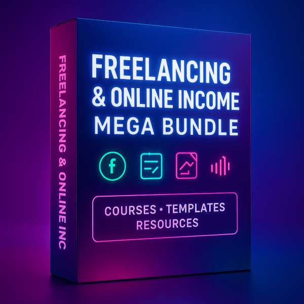 ফ্রিল্যান্সিং মেগা বান্ডেল — Fiverr, Data Entry, Digital Marketing (399 টাকা)