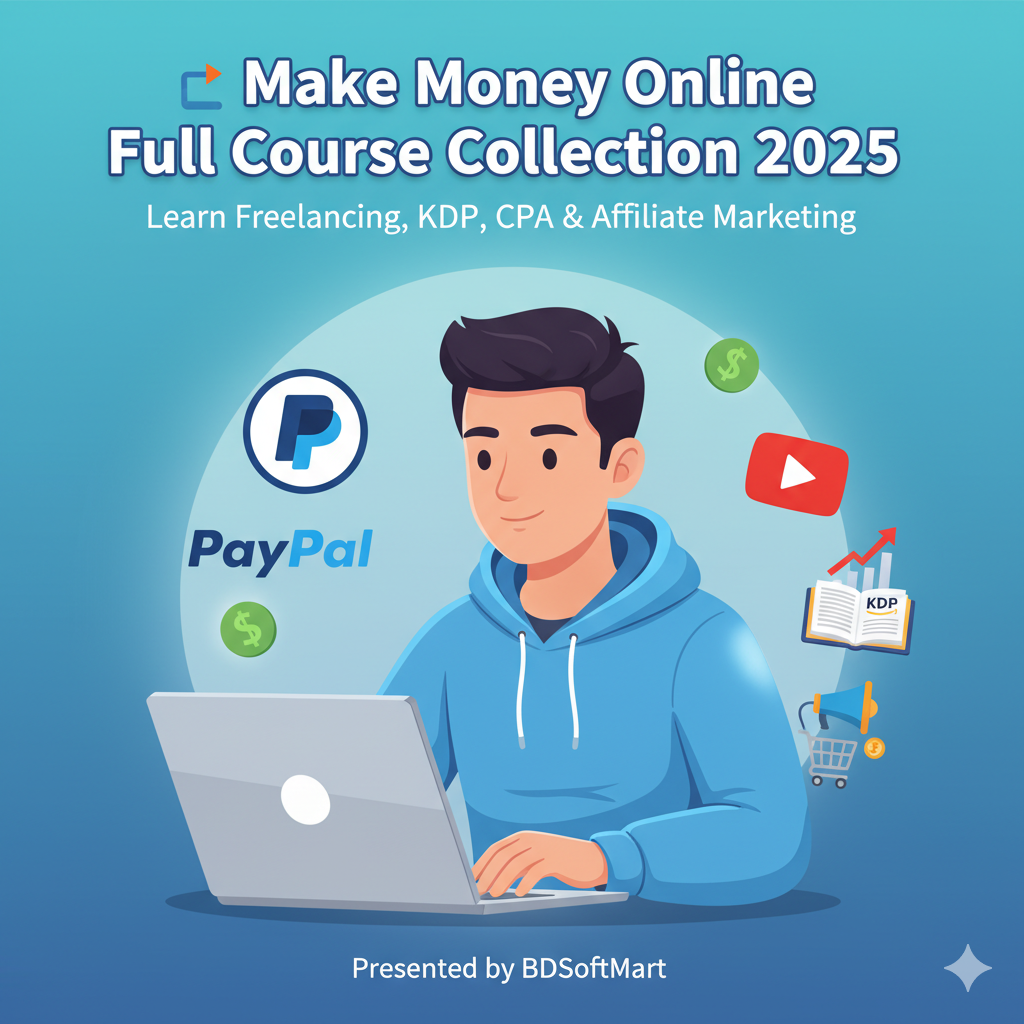 Make Money Online, Earn Money Online, Freelancing Course, Affiliate Marketing Course, CPA Marketing Bangla, Online Earning Course